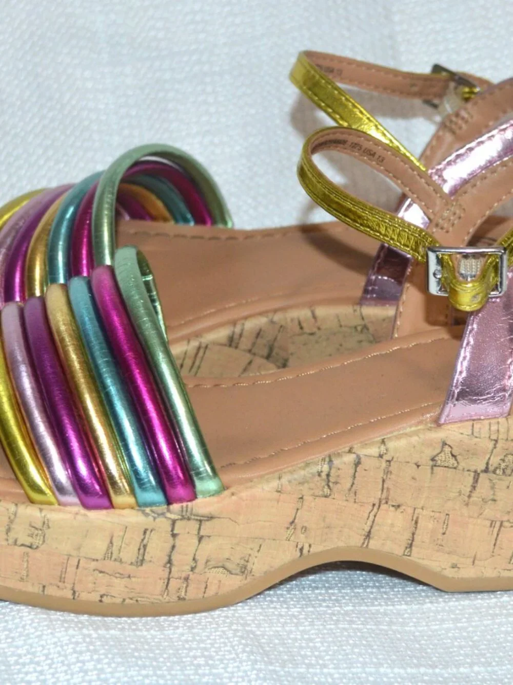 Wonder Nation Metallic Sandals – Size 13